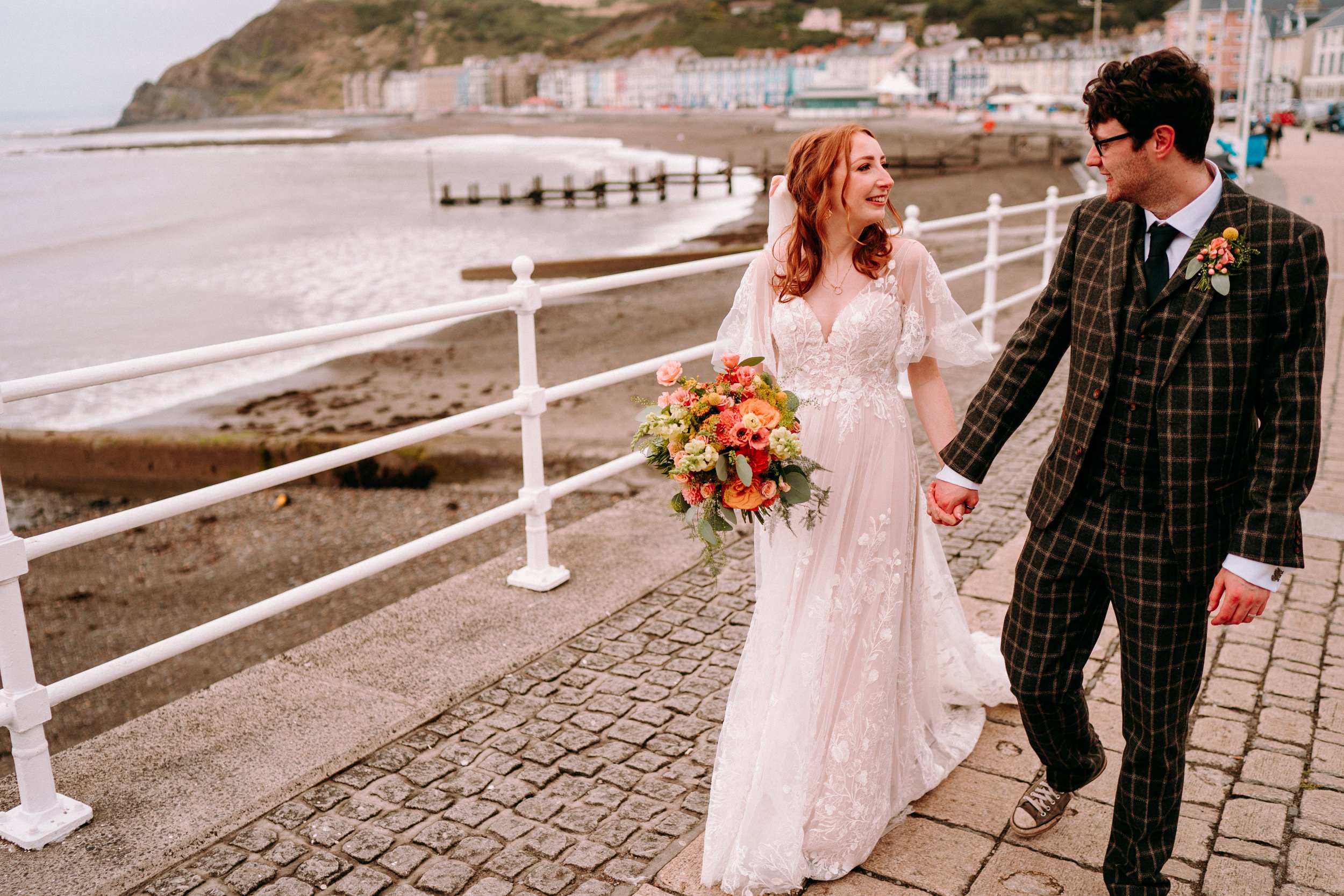  nanteos natural colourful Aberystwyth wedding photographer 