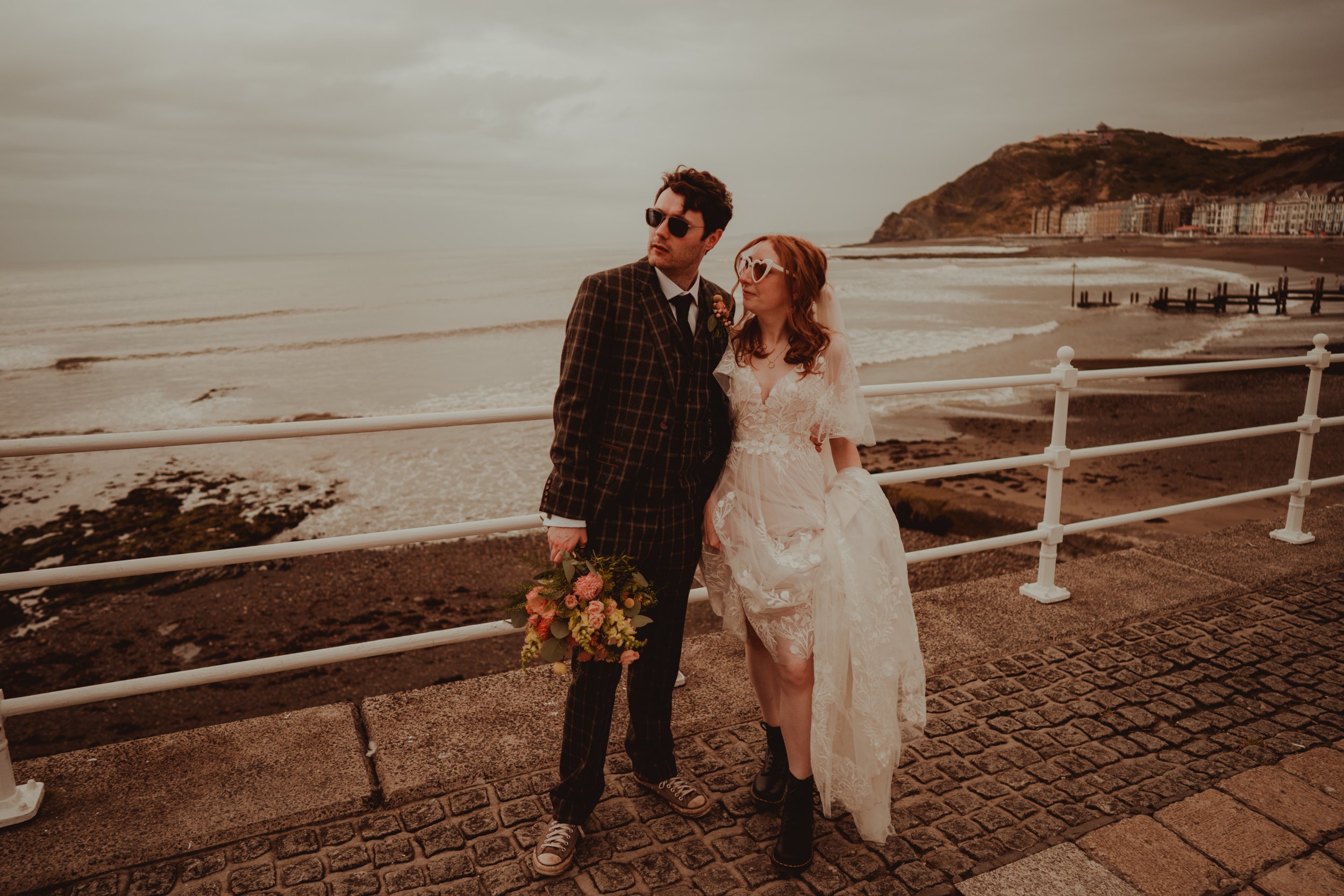  nanteos natural colourful Aberystwyth wedding photographer 