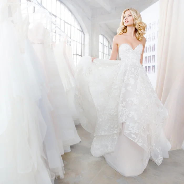 Blush by Hayley Paige Lulu Embroidered Lace Wedding Dress