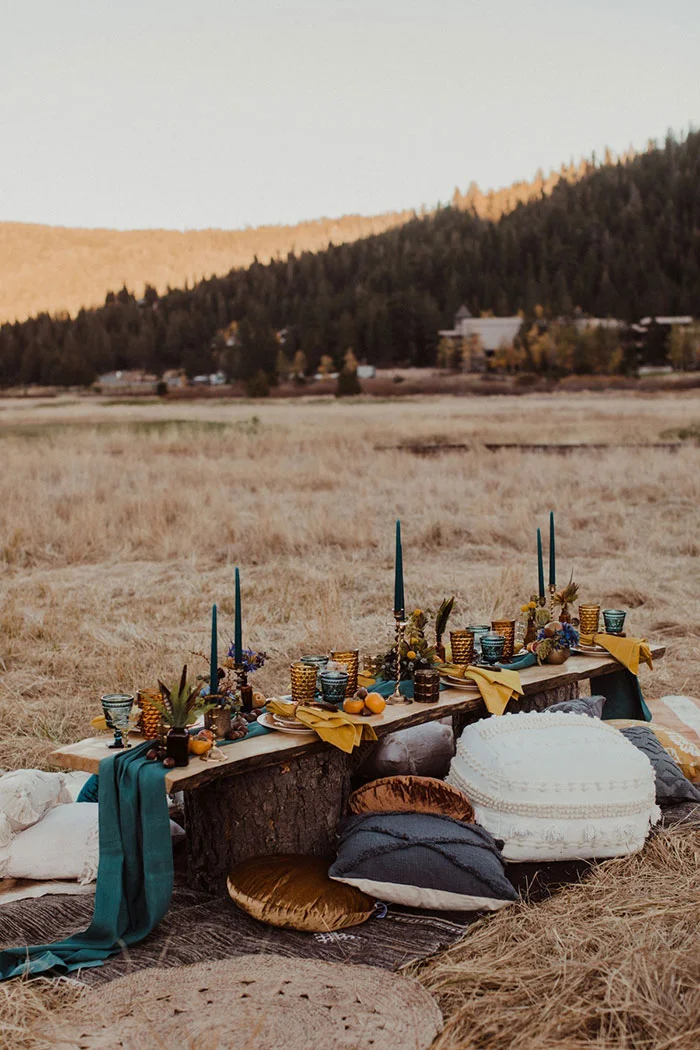 Bohemian Wedding Reception Inspiration