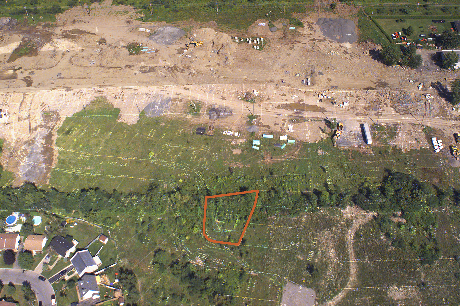 Pre-planning for residential development in Laval, Quebec