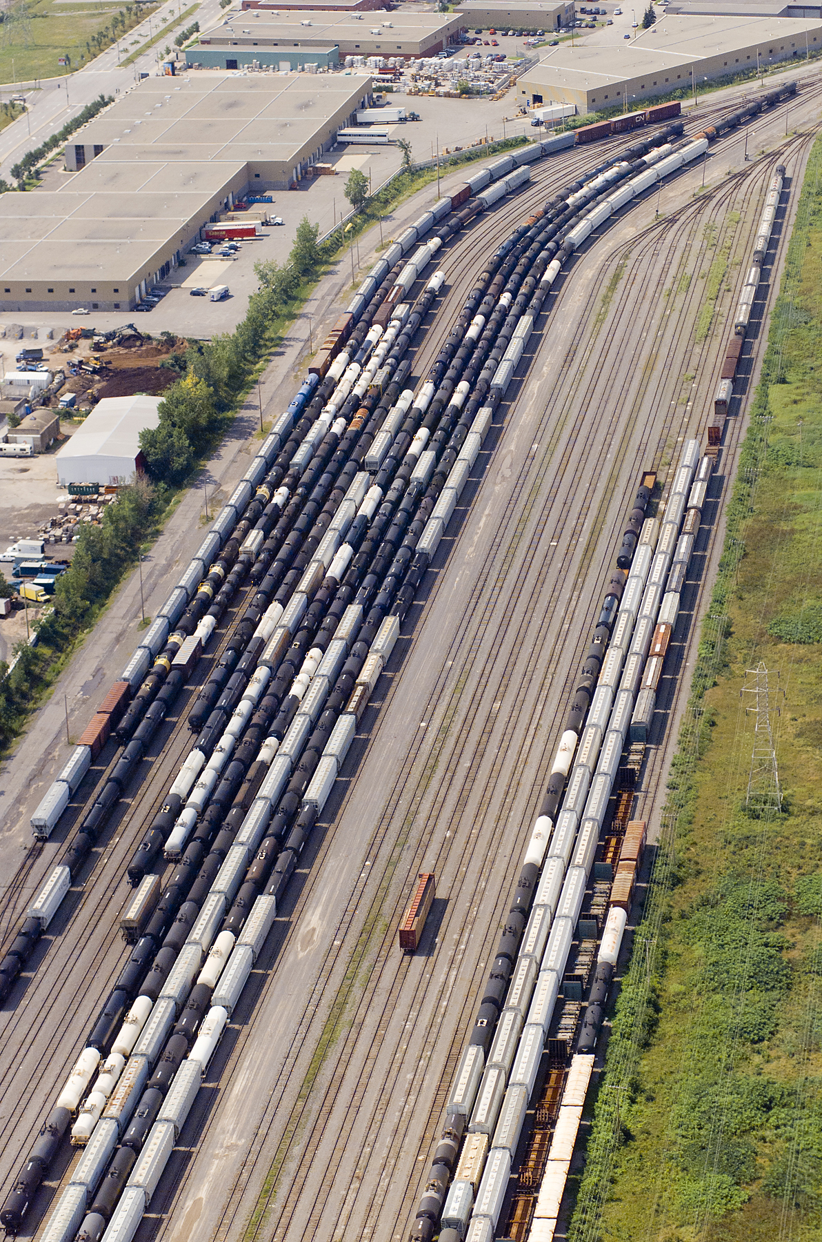 Train yard, Montreal