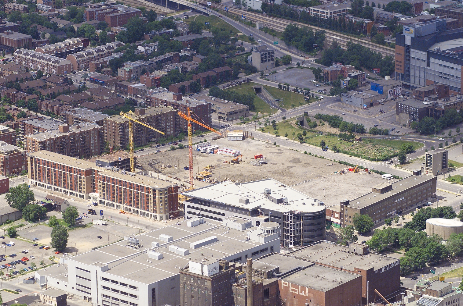 Construction site, Montreal