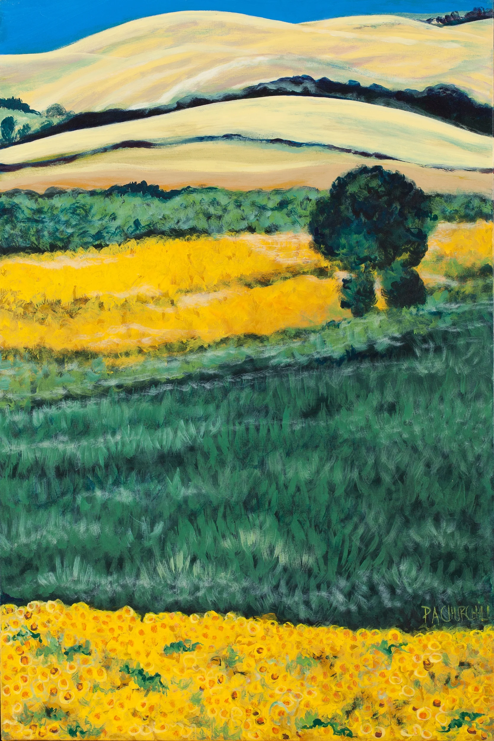 Summers End Tuscany 24"x36" Acrylic