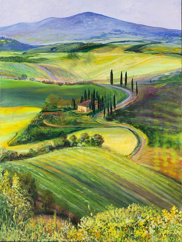 Dreaming Of Tuscany 36"x48" Acrylic SOLD