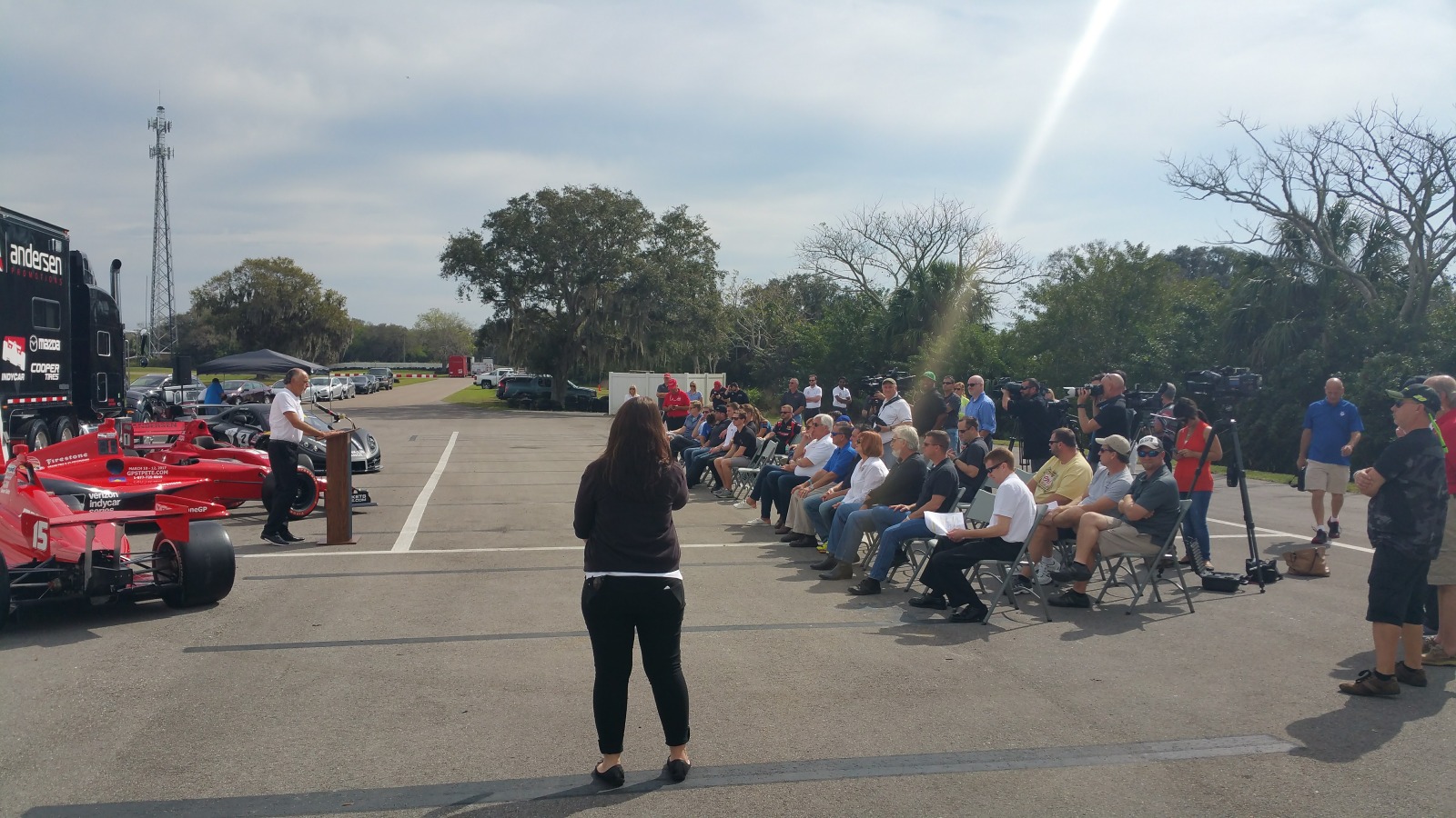 Press Video Recording St Pete Grand Prix Event