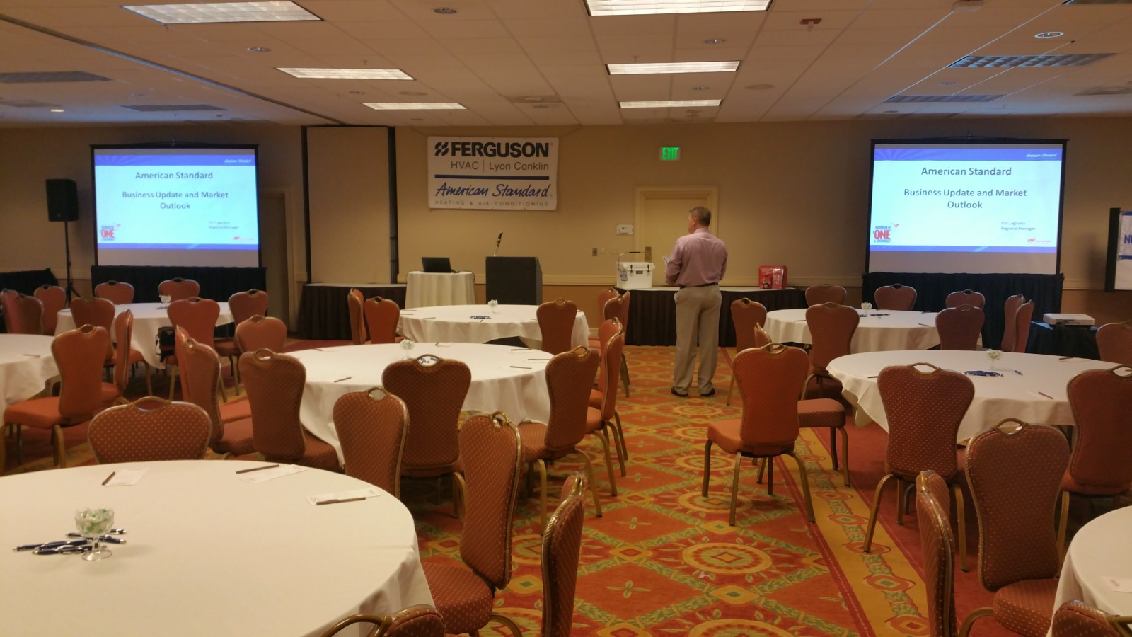 Business Meeting Setup at Tradewinds St Pete Beach