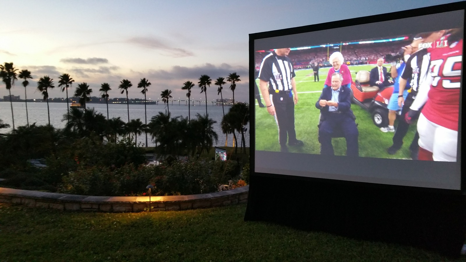 SuperBowl-Party-Outdoors-with-Projection-Screen-Projector-and-Sound-Rental