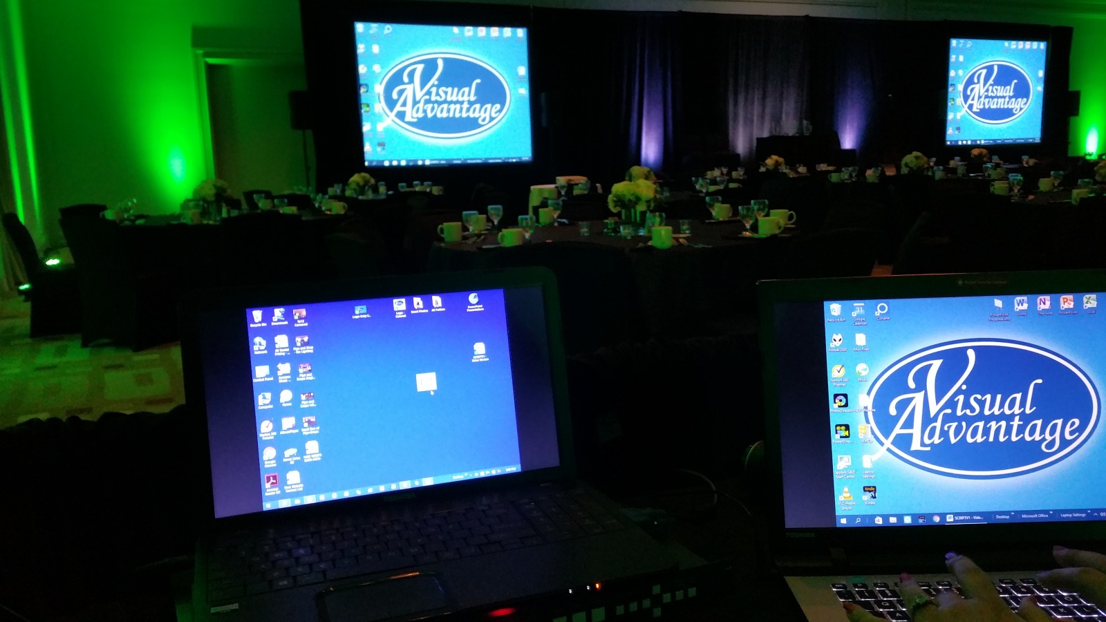 Audio Visual Tech Table - Visual Advantage