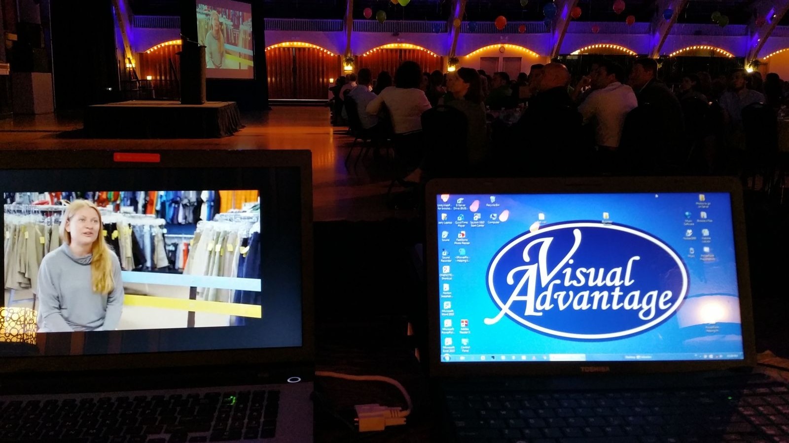 AV Table for Clothes to Kids Annual Fundraiser
