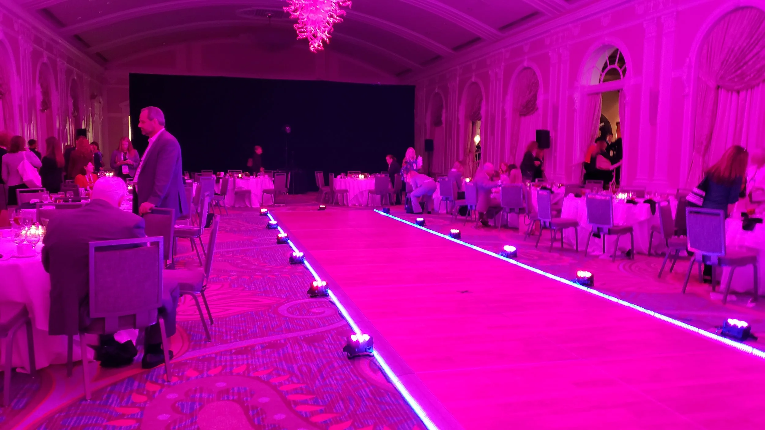 Uplighting for Runway Show at Vinoy.jpg