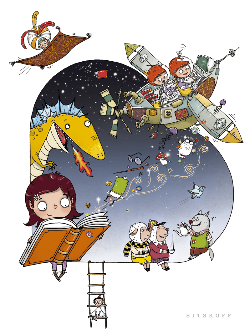 illustration for Book Trust