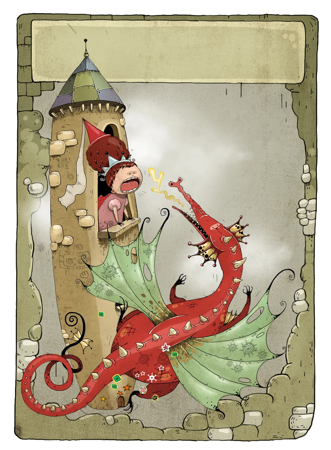 "The Practical Princess guide" illustration