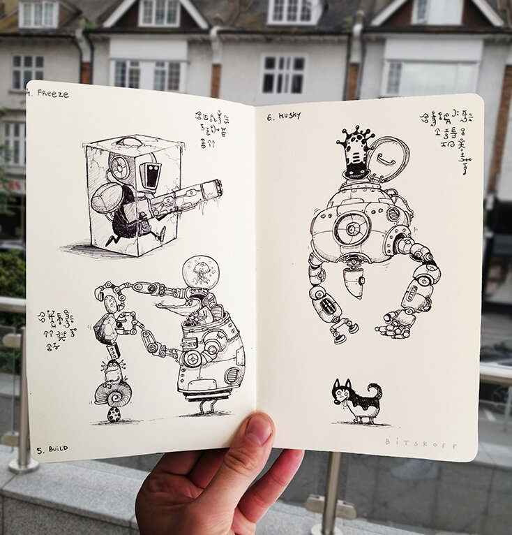 Inktober Sketchbook 