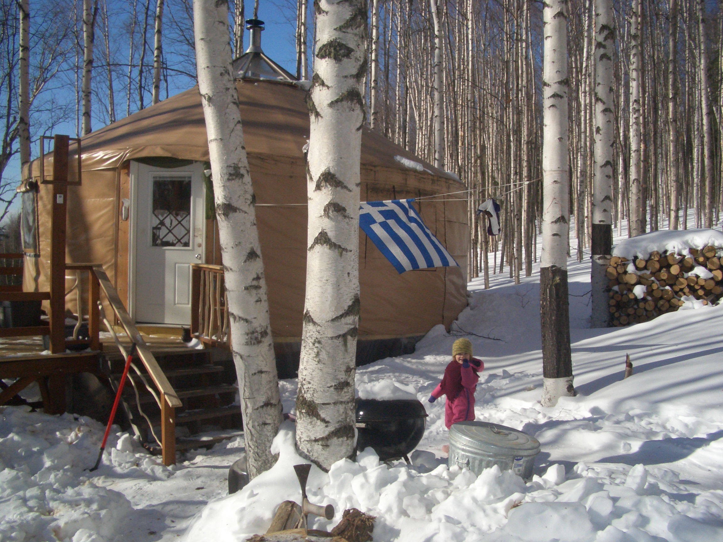 10 years in a yurt!