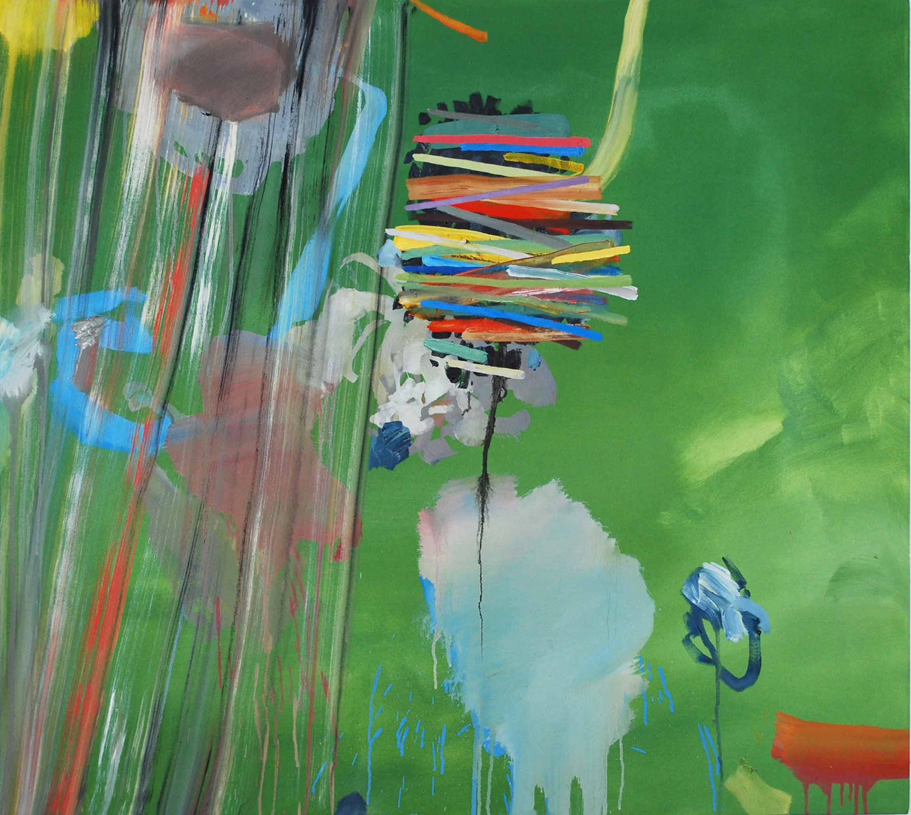 Fortunes Restored Before Our Very Eyes. 2009. Oil on canvas. 38 x 40."