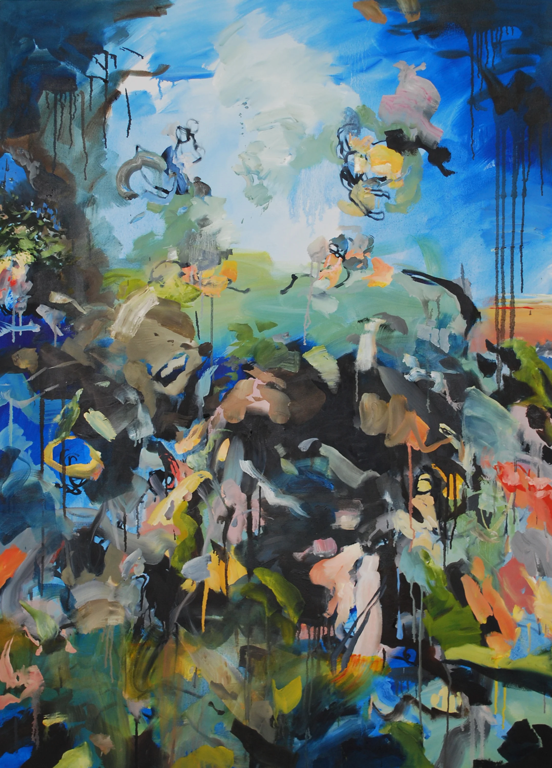 Towards a Transfiguration. 2009. Oil on canvas. 57 x 41."