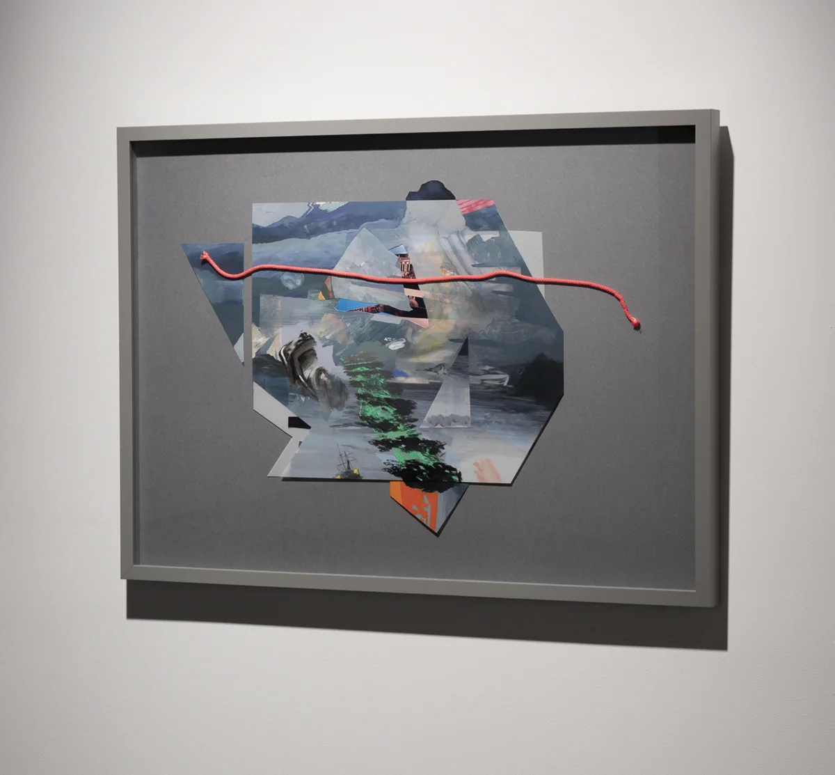What Holds Together 2013 Graphite, acrylic, and collage on DuraLar 24 x 32"
