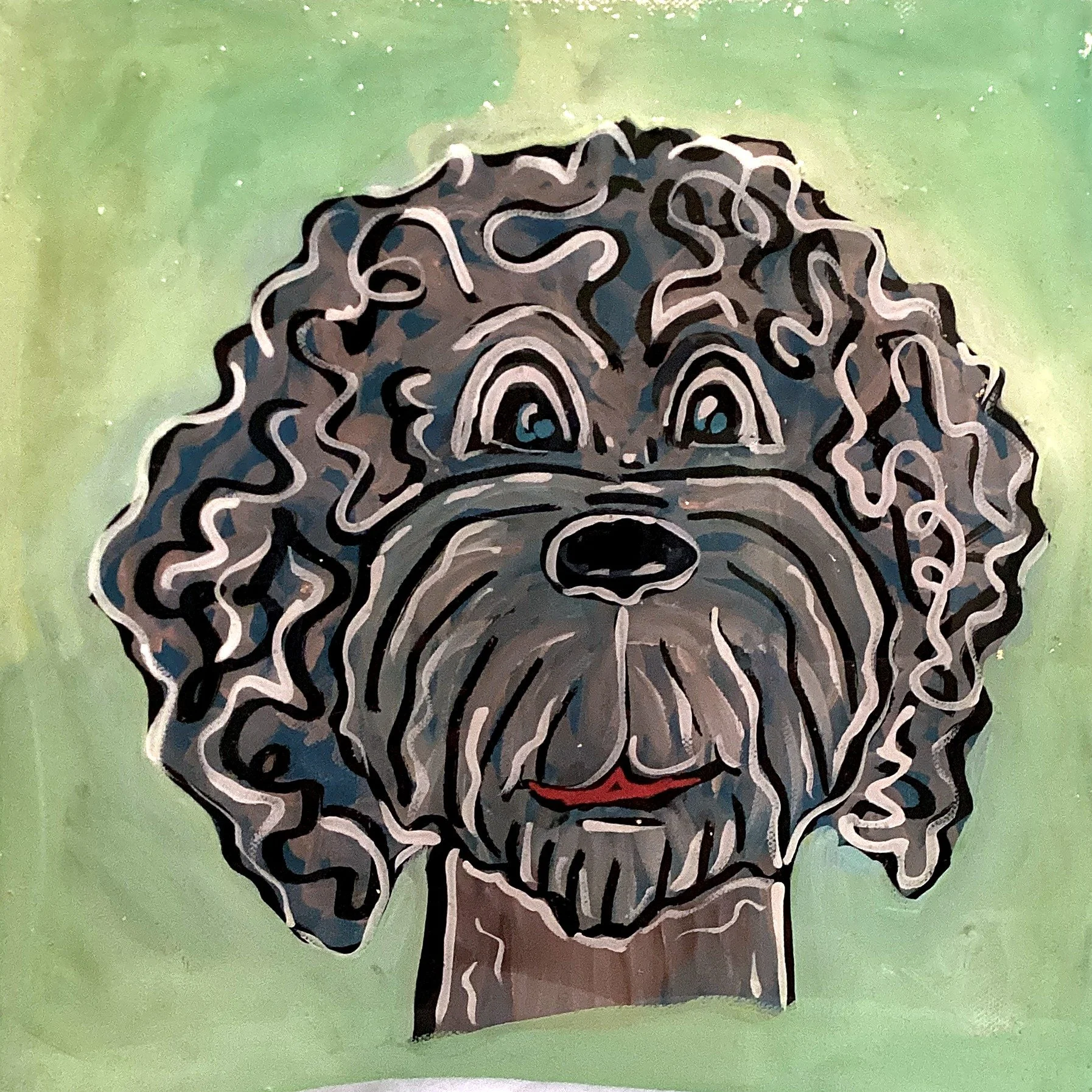 1070_Labradoodle-Green_12x12in.jpg