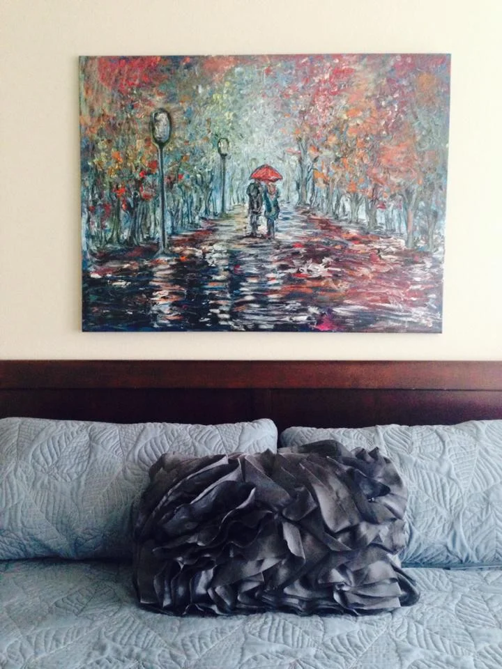 Master Bedroom Custom Post-Impressionist Oil Painting