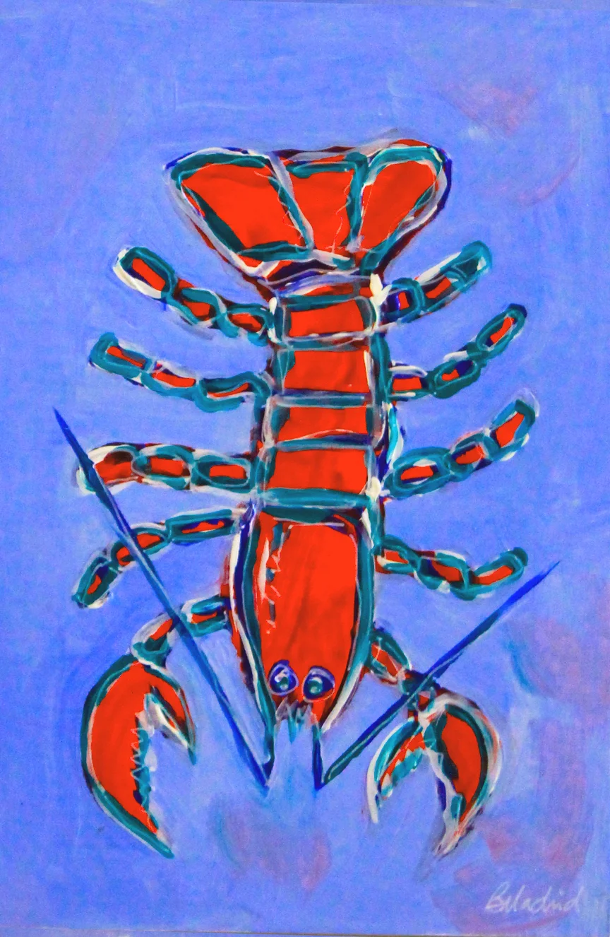 BJM_woodcanvas_8x10_redlobster_blue3.jpg