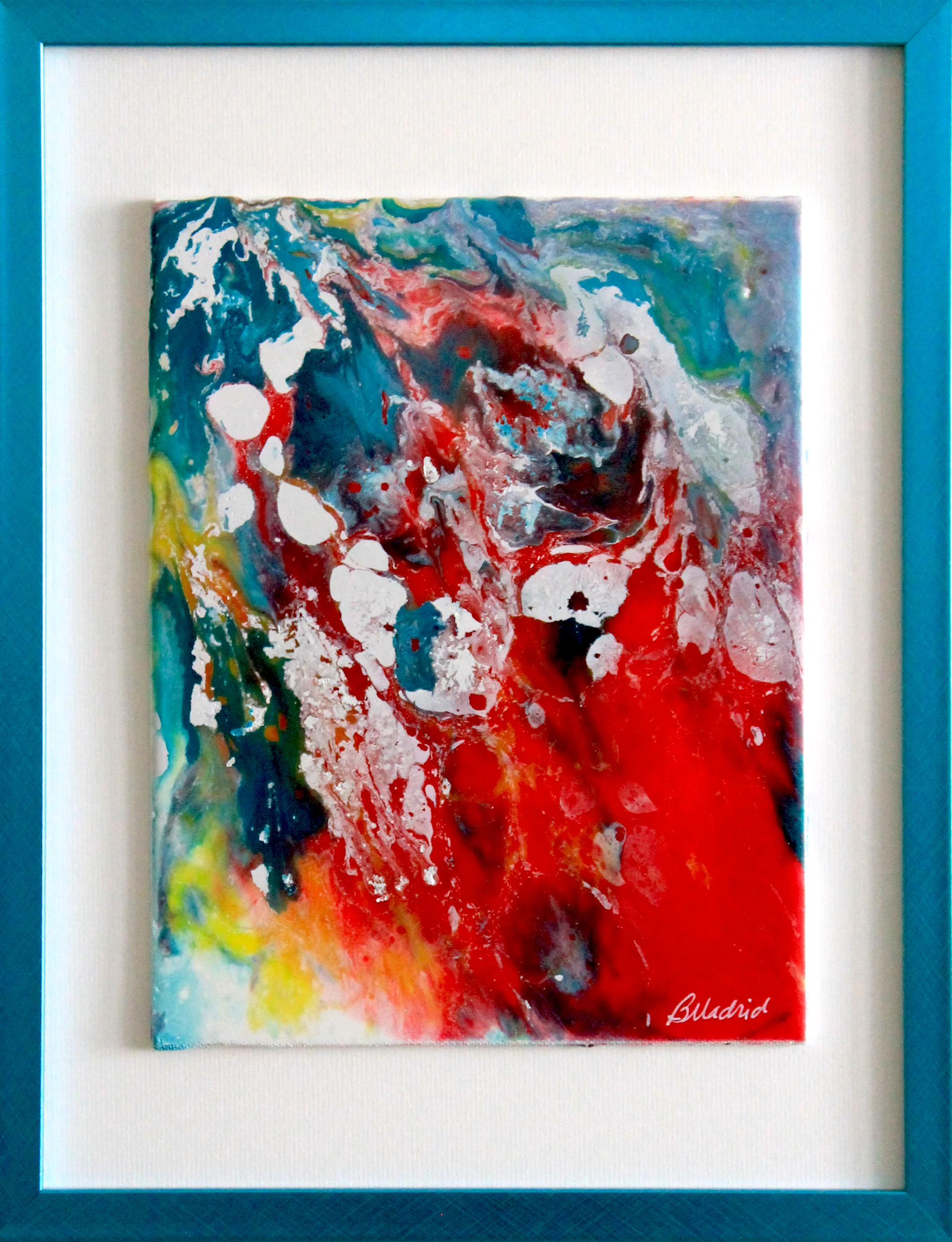 SOLD | Focal Point | 16" x 13" framed canvas