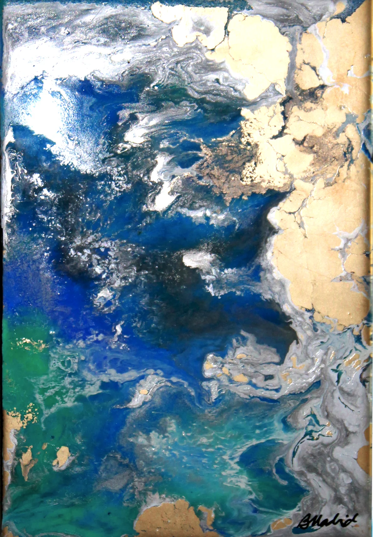 View from Space | painting 3 of 4