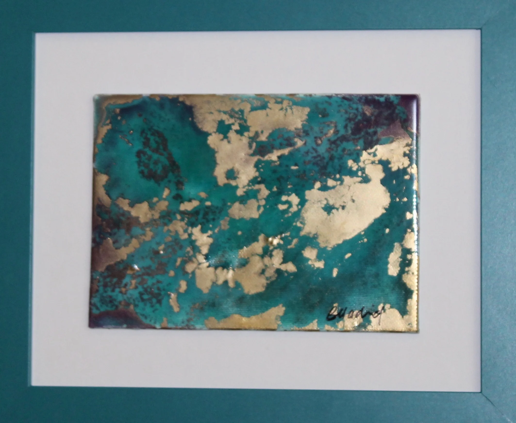 Elegant Biase | 11.5" x 9.5" framed canvas