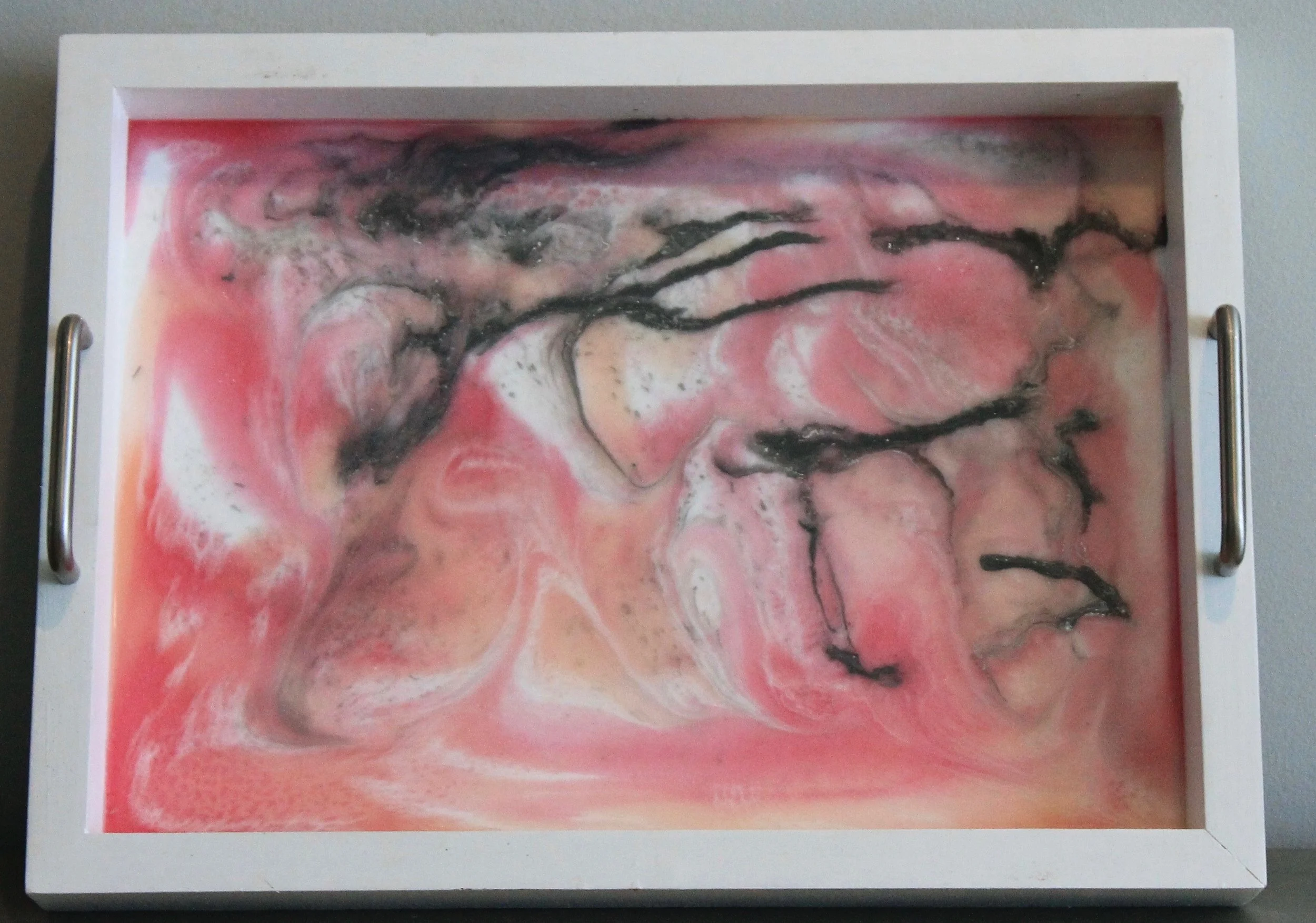 title | 15" x 11" wood tray