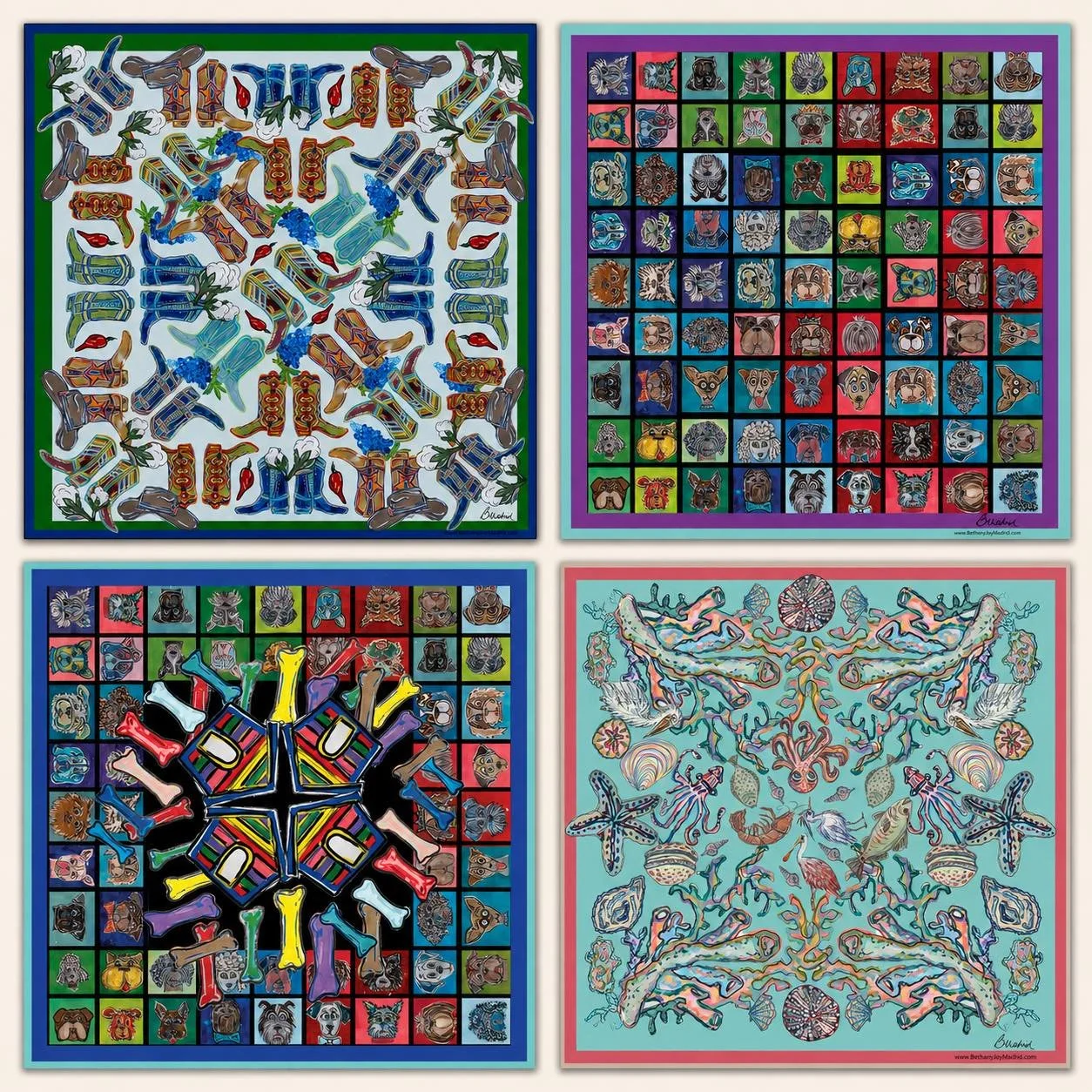 🀄️ Mahjong just got a whole lot more colorful. 🎨✨

From Texas-inspired boots and bluebonnets to Puppy Love and coastal favorites, these mahjong mats turn the table into part of the fun. Each design is created from original artwork and made to bring