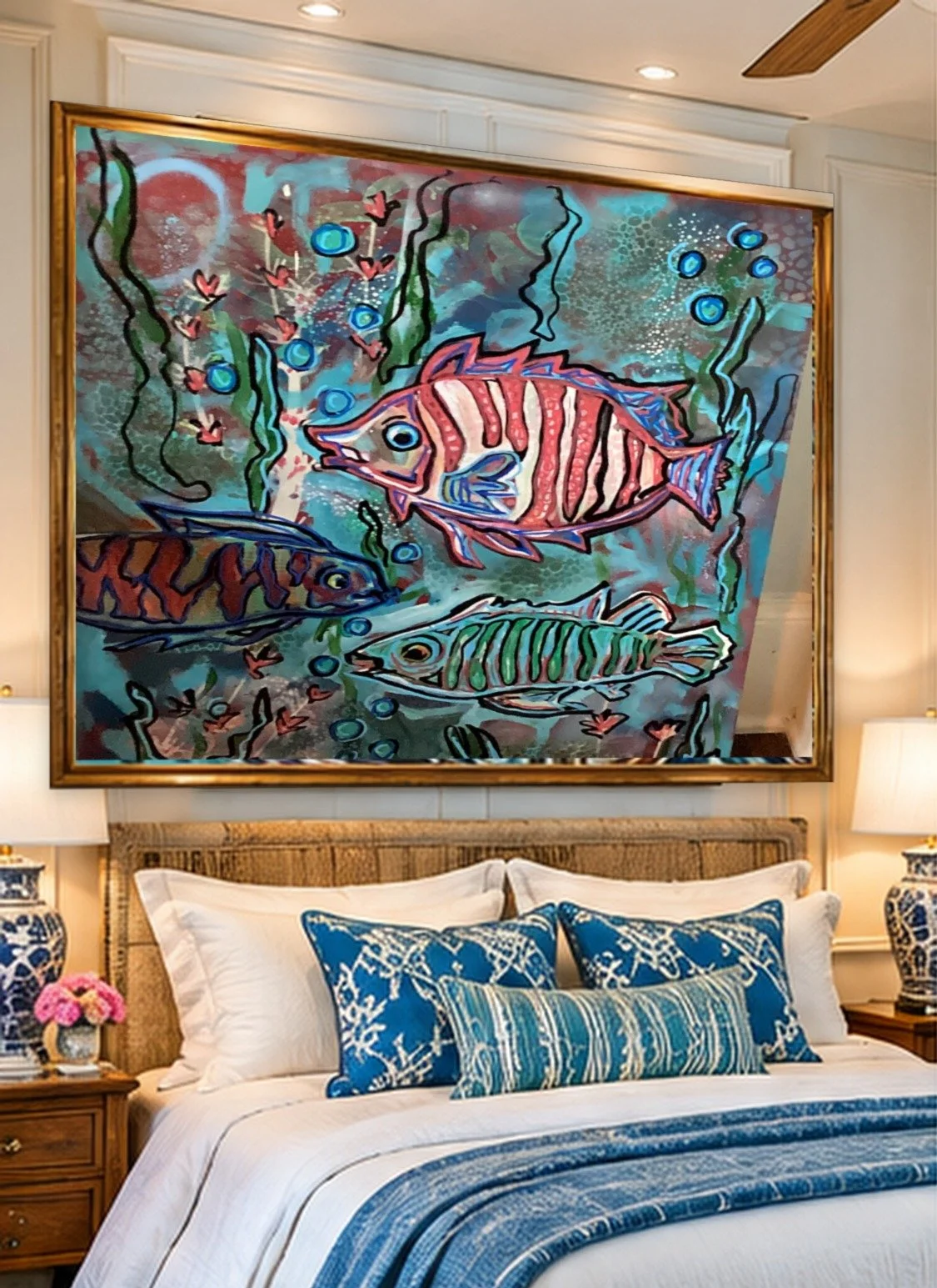 0061_Striped-Fish-Blue-Reef_24x30in_Bedroom.jpg