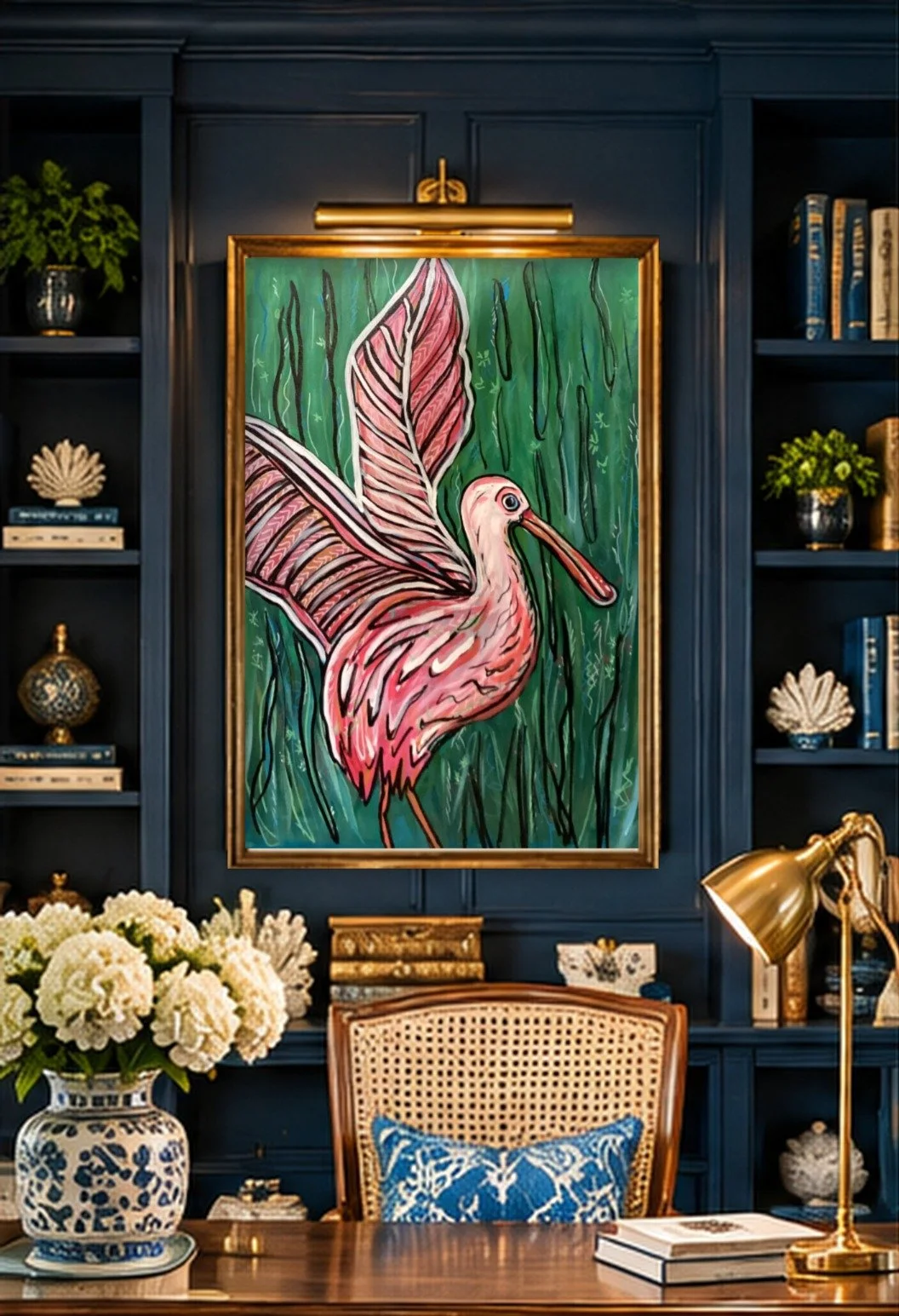 0130_Spoonbill-In-Flight_24x36in_Office.jpg