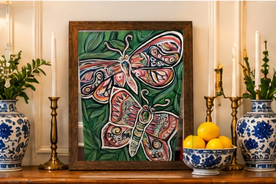 0113_Pink-Butterflies-Landscape_30x24in_Dining-Room.jpg