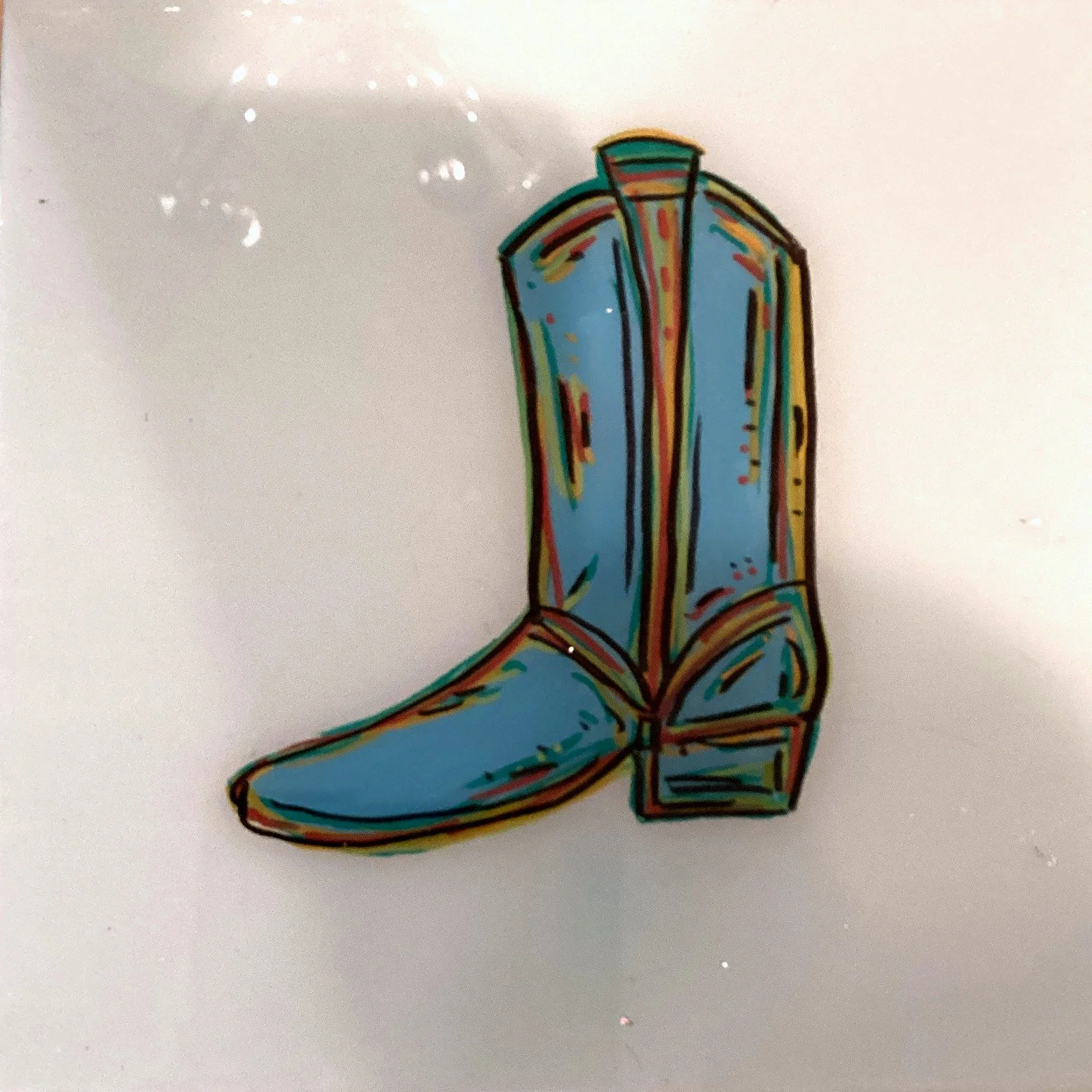 0191_Cowboy-Boot-Turquoise_10x10in.jpg