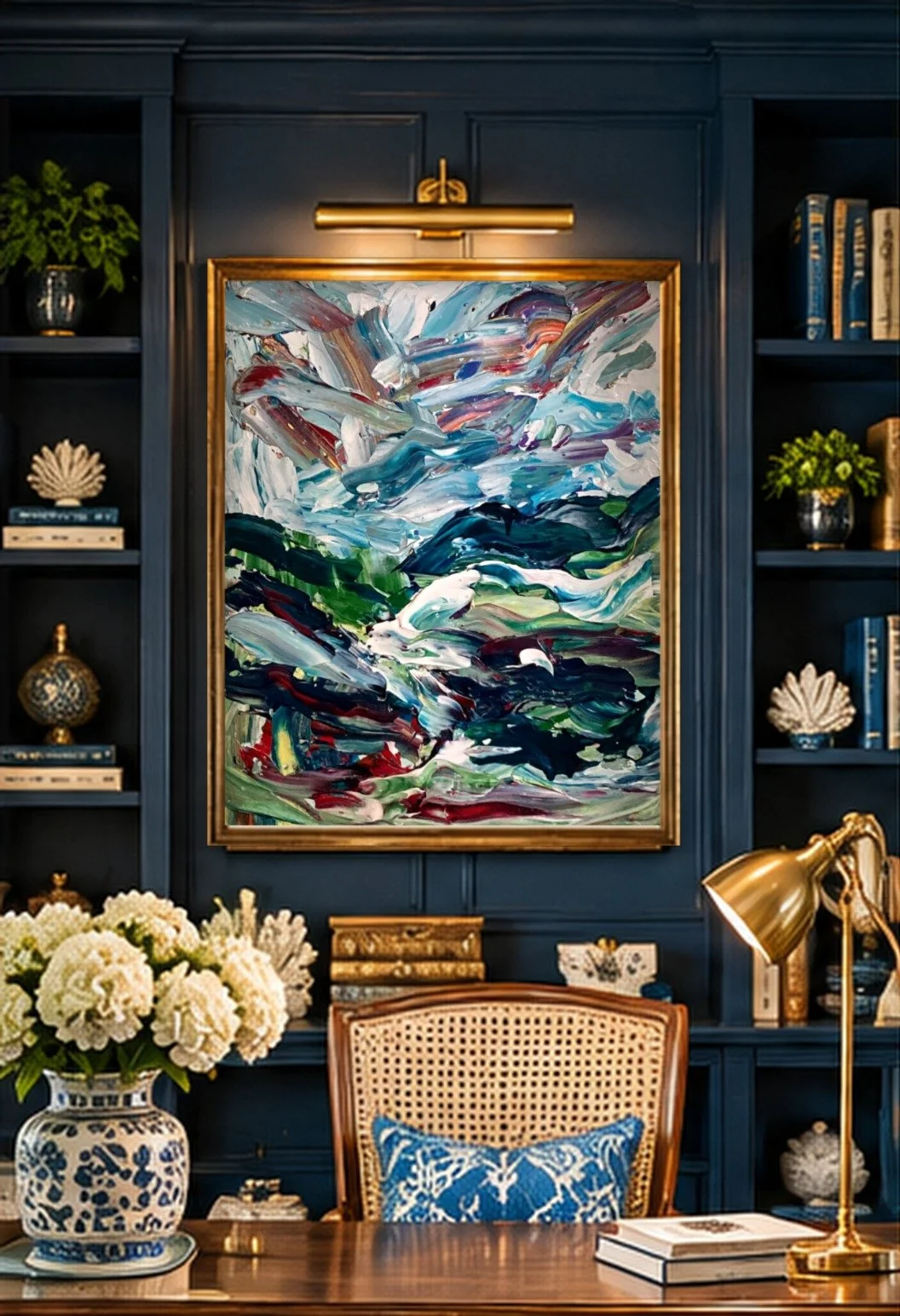 0071_Textured-Abstract-Navy-Pink_16x20in_Office.jpg