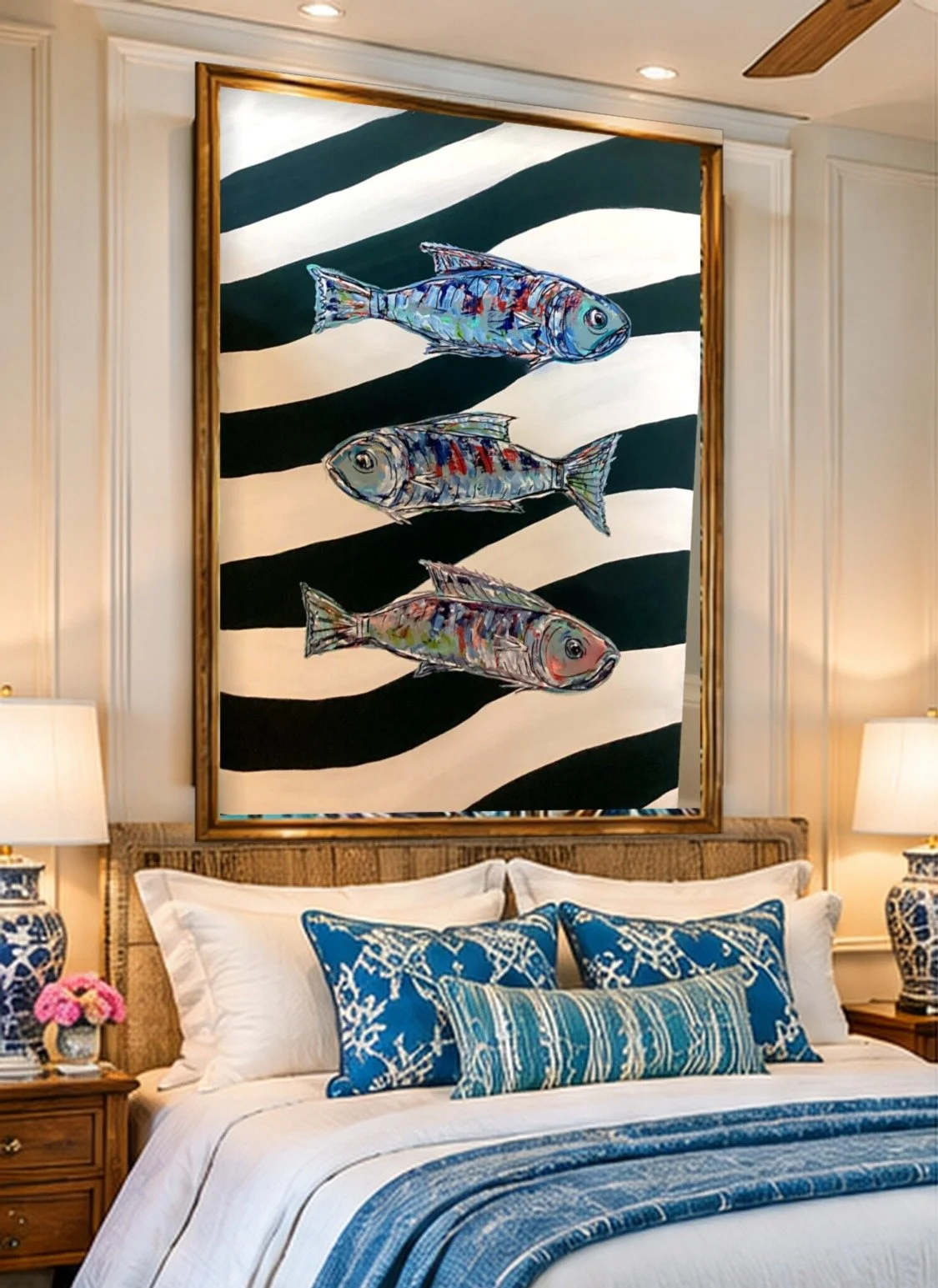 0116_Three-Fish-Zebra_27x39in_Bedroom.jpg