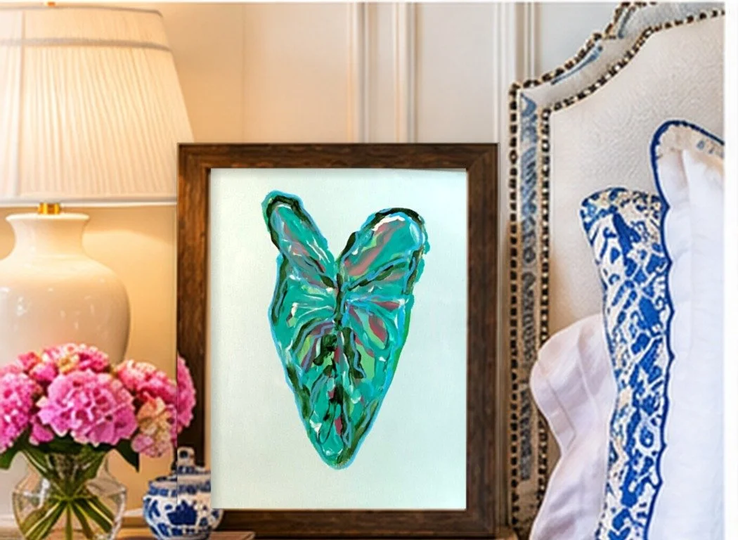 0156_Heart-Leaf-Teal_9x12in_Bedroom.jpg