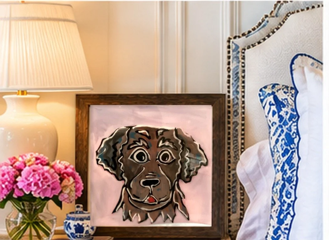 1055_Flat-Coated-Retriever-Purple_12x12in_Bedroom.jpg