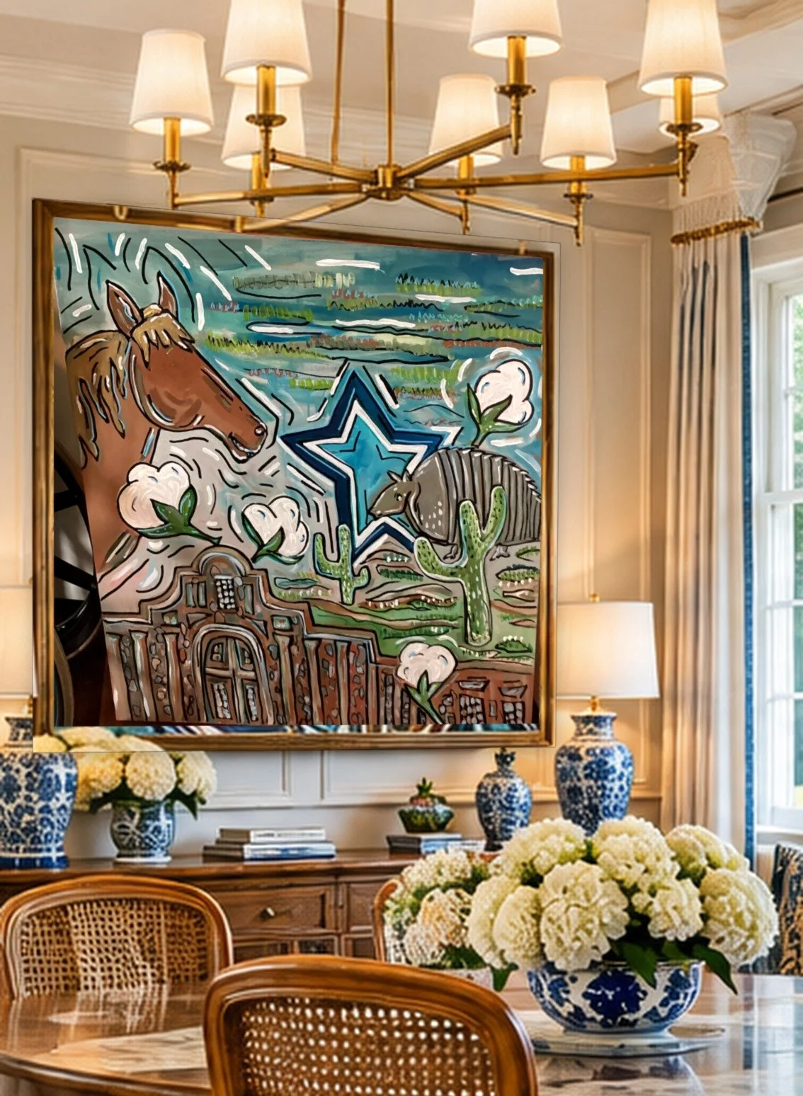 0104_Texas-Horse-Star-Cotton_36x36in_Dining-Room.jpg