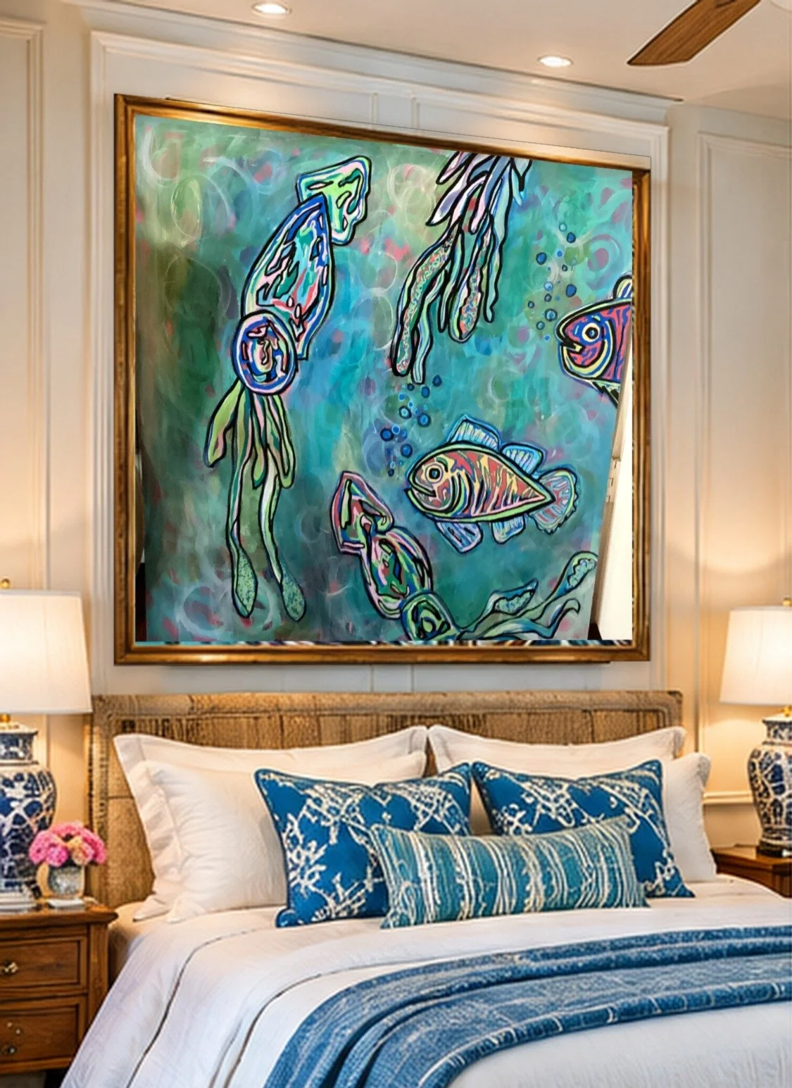 0105_Jellyfish-Squid-Turquoise_36x36in_Bedroom.jpg