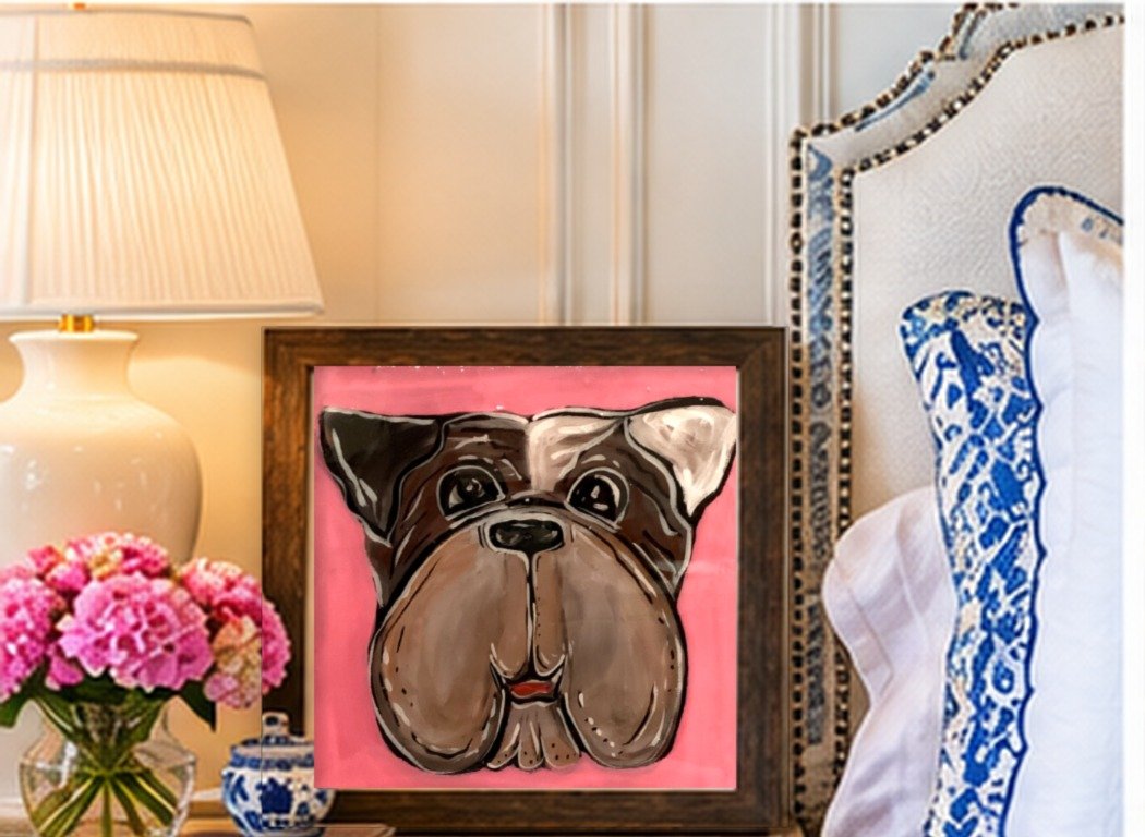1064_English-Bulldog-Pink_10x10in_Bedroom.jpg