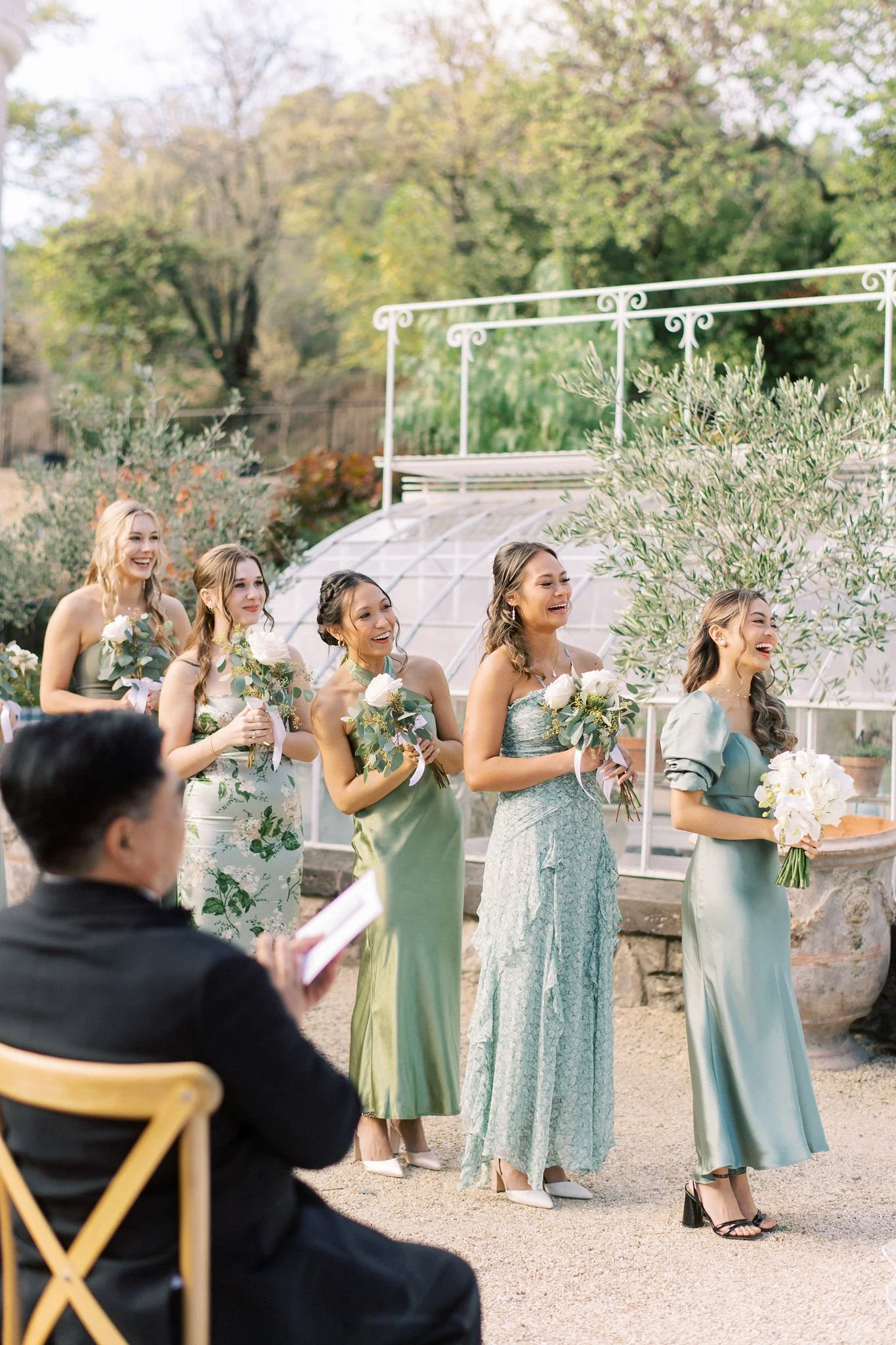 emotion videography bridesmaids reaction to bride and groom