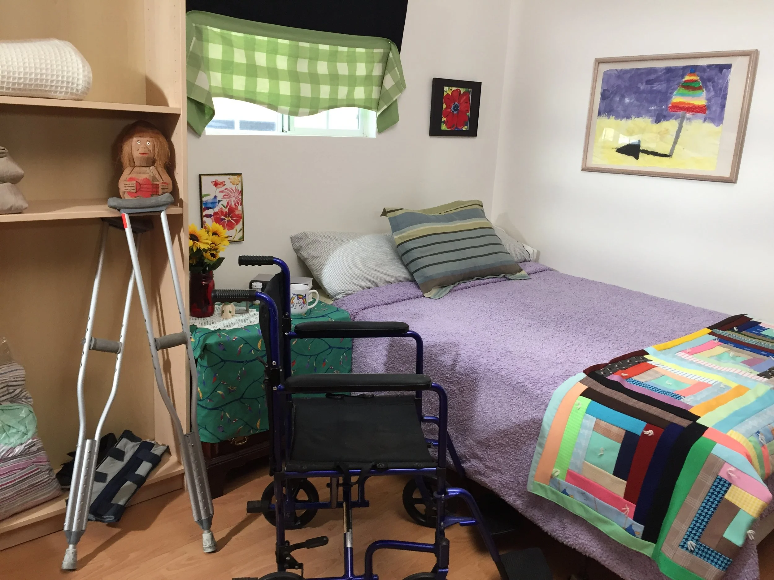 Mac's room dressed by Production Designer and Wardrobe Specialist Catelin Dzuiba.