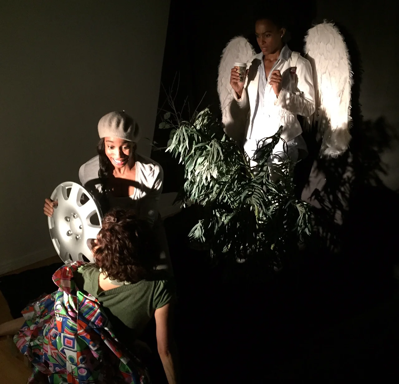 Bottom to Top: Maura Knowles (Mac), Erica Green (Prudence), Jennifer Shelton (Edna)