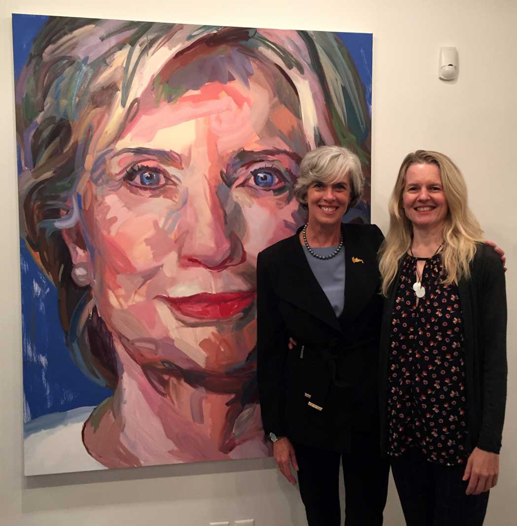 Jo Hay with Representative Catherine Clark