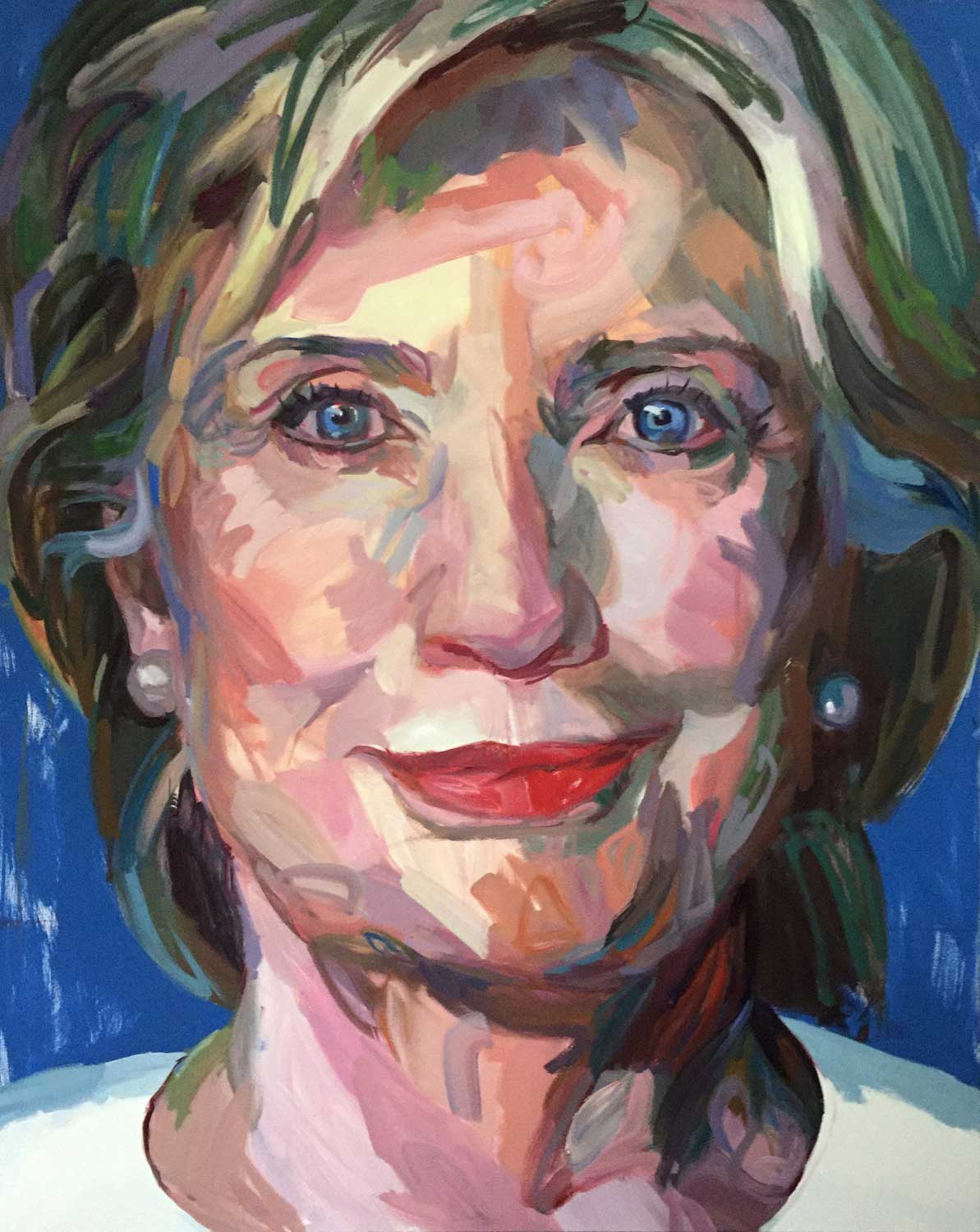 Jo Hay Hillary, 2016 Oil on canvas 48x60"