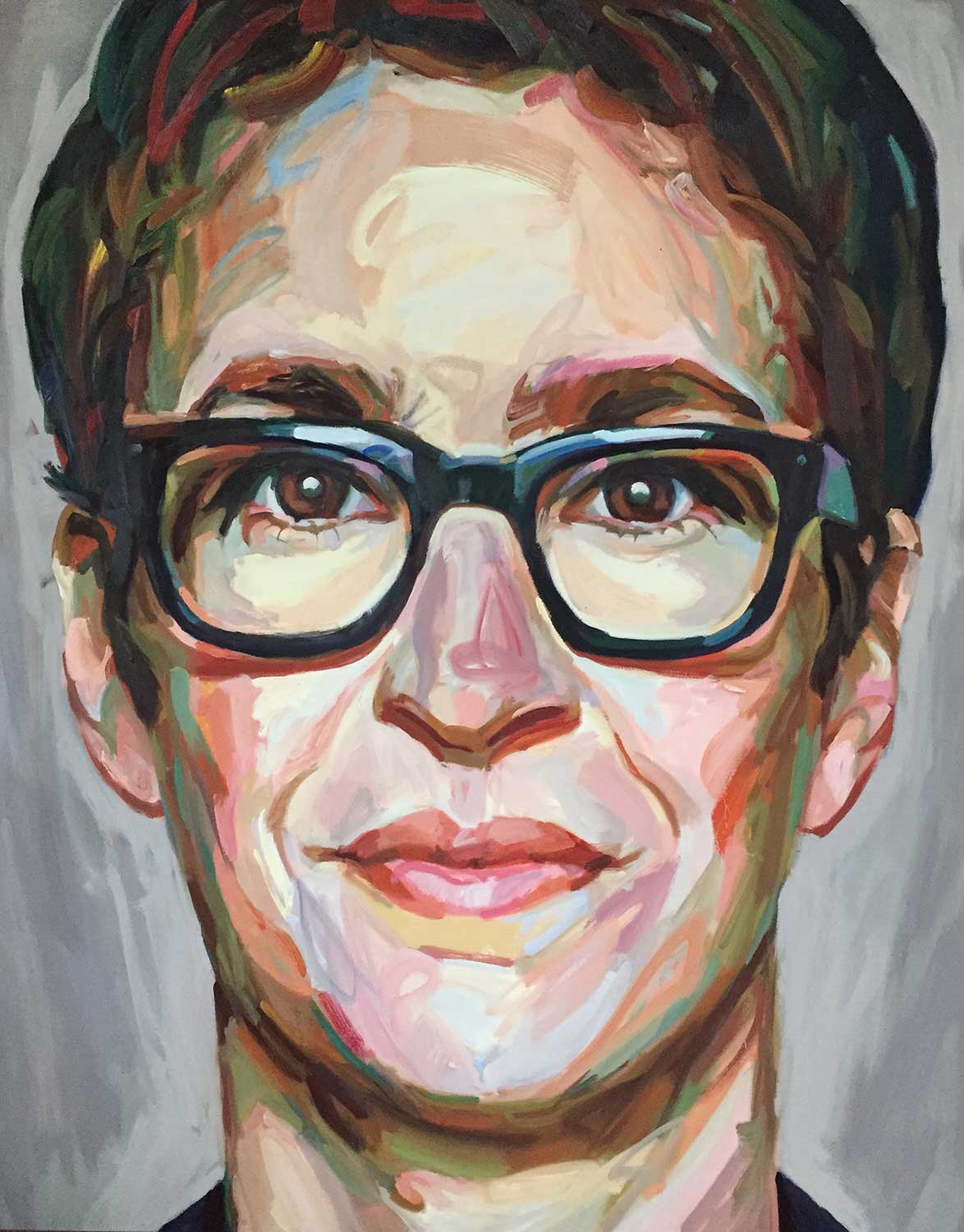 Jo Hay Maddow, 2017 Oil on canvas 48x60"