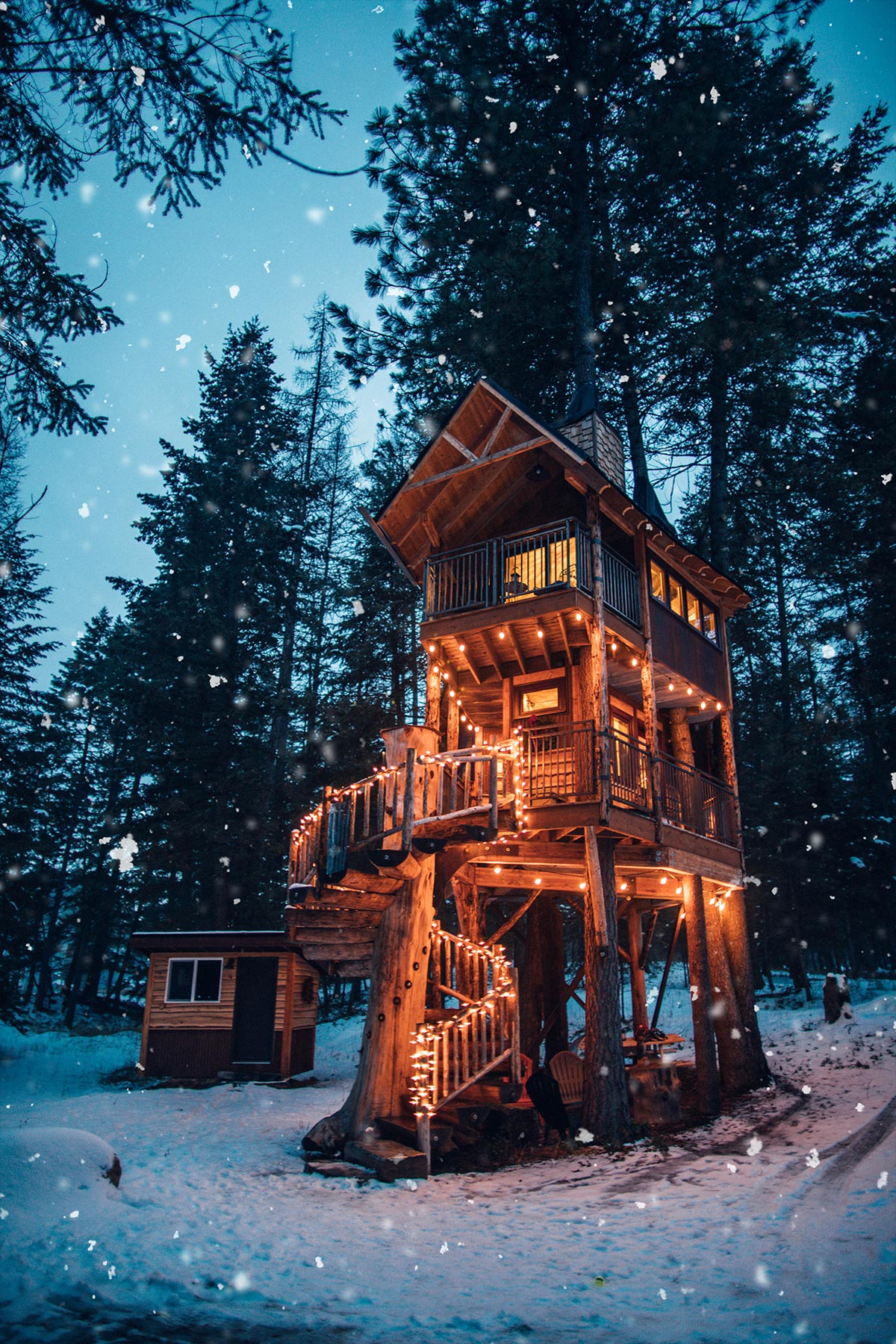 treehouse airbnb — Blog — Montana Treehouse Retreat