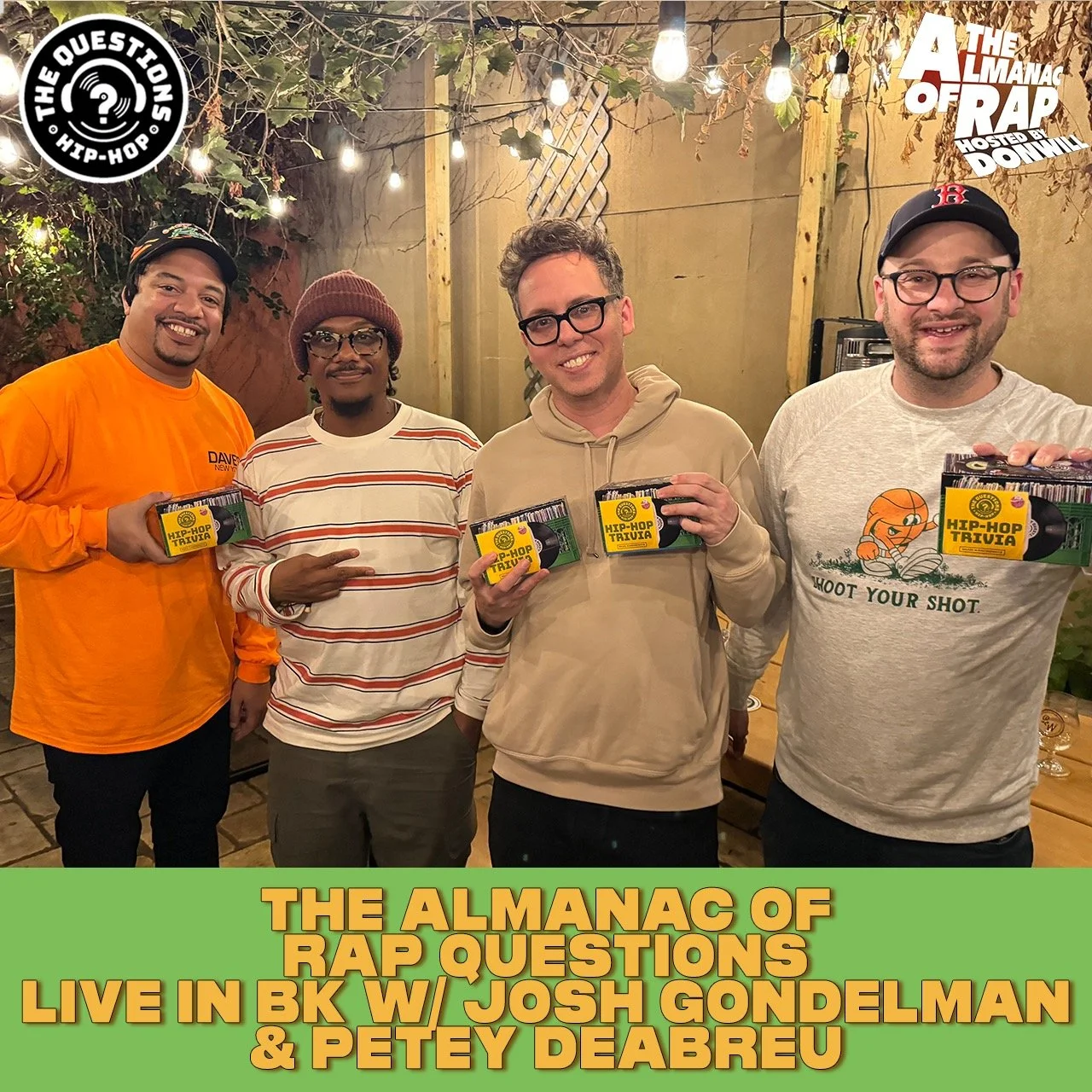 The Almanac of Rap Questions Live feat Josh Gondelman and Petey DeAbreau