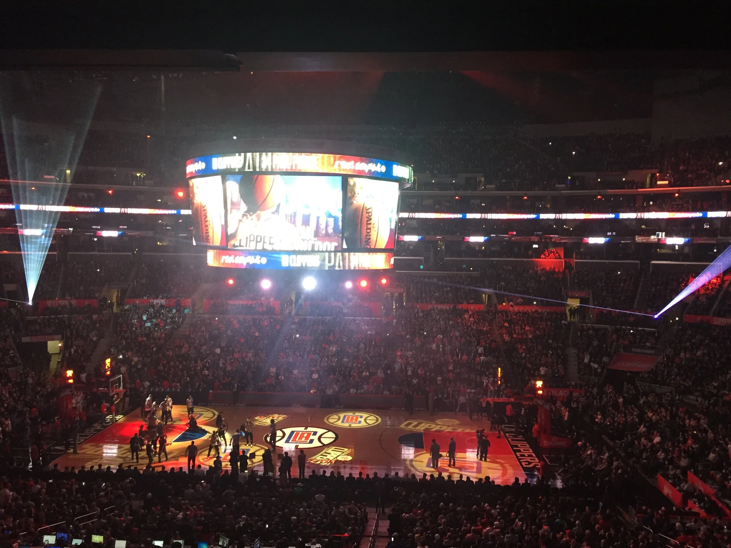 DECEMBER  |  LA Clipper's Game @ Staples Center, Downtown Los Angeles